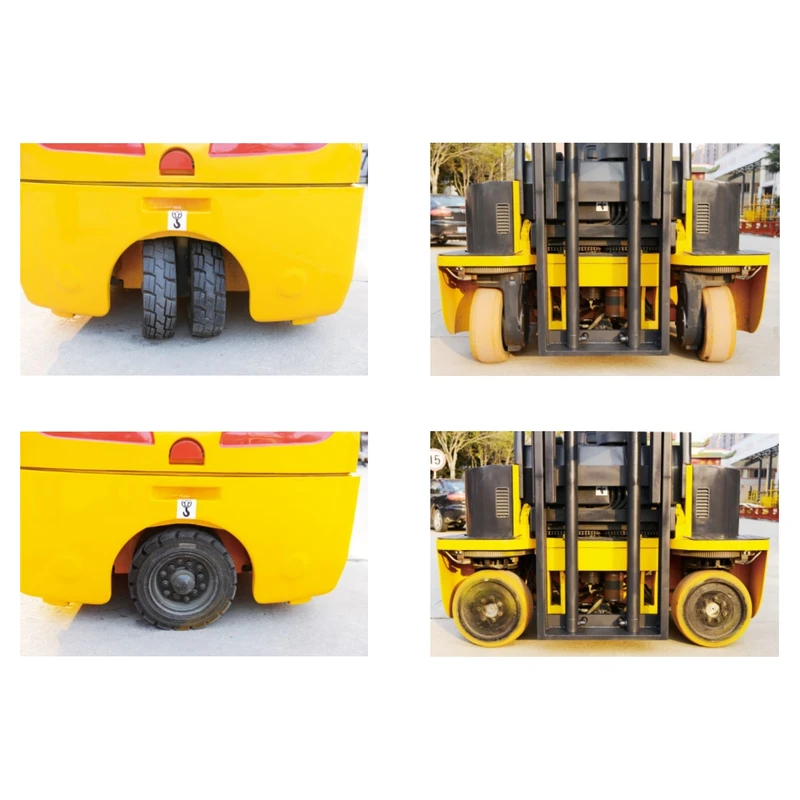 3000-6200 mm kaldırma yüksekliğine sahip 4 yönlü elektrikli forklift