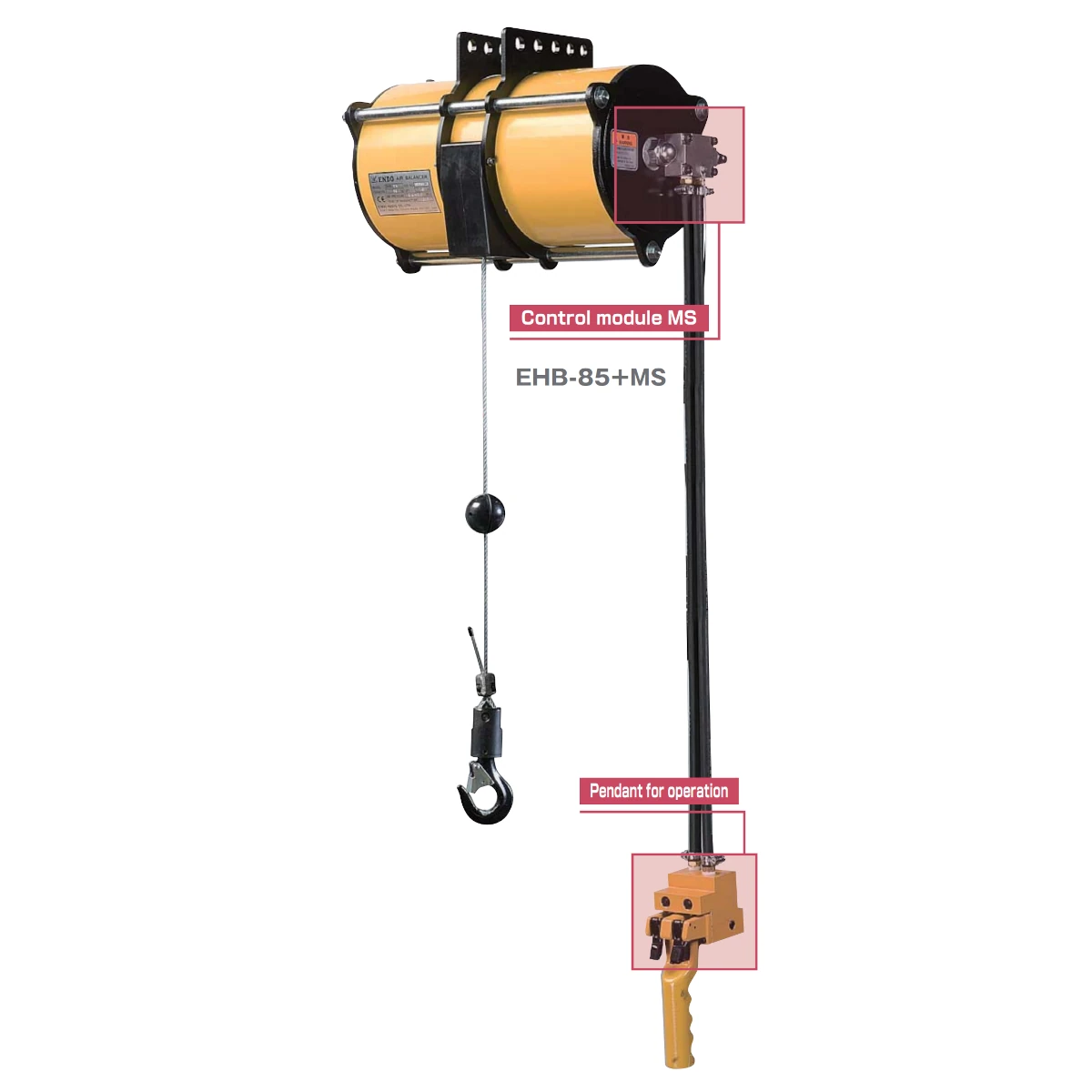 ENDO ATEX Pnömatik Yük Dengeleyici EHB (MS Modülü) 0-270 kg