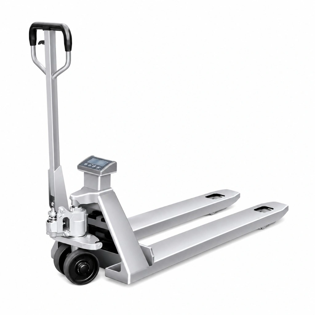 Paslanmaz Çelik Terazili Transpalet (RPVV2000SS) 2000 kg