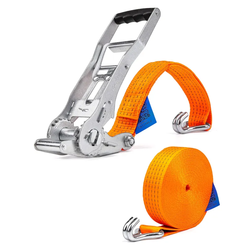 ERGO İki Parçalı Cırcırlı Yük Bağlama Kayışı (DKG5-50-ERGO) 5000 kg 50 mm