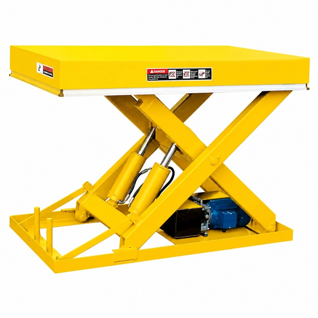 Ağır Hizmet Tipi Tek Makaslı Kaldırma Platformu 1000 kg