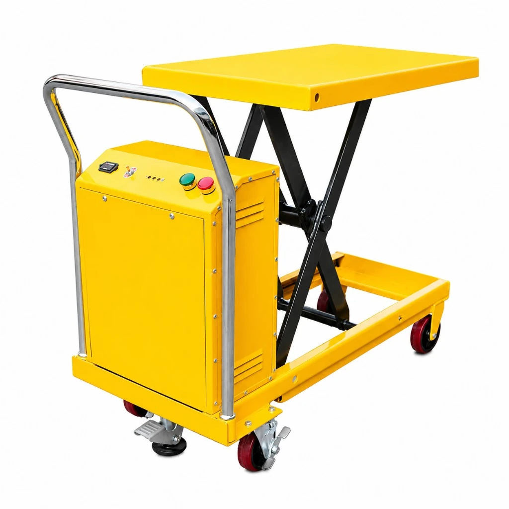 Yarı Akülü Seyyar Makaslı Kaldırma Platformu (PMPS300) 300 kg