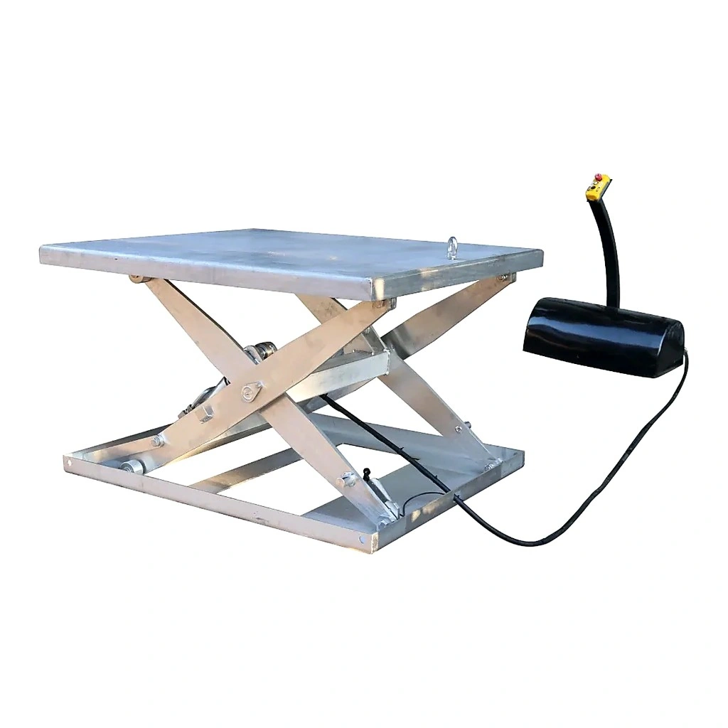 AISI 304 Paslanmaz Çelik Elektrikli Kaldırma Platformu (JHS1800S) 1800 kg