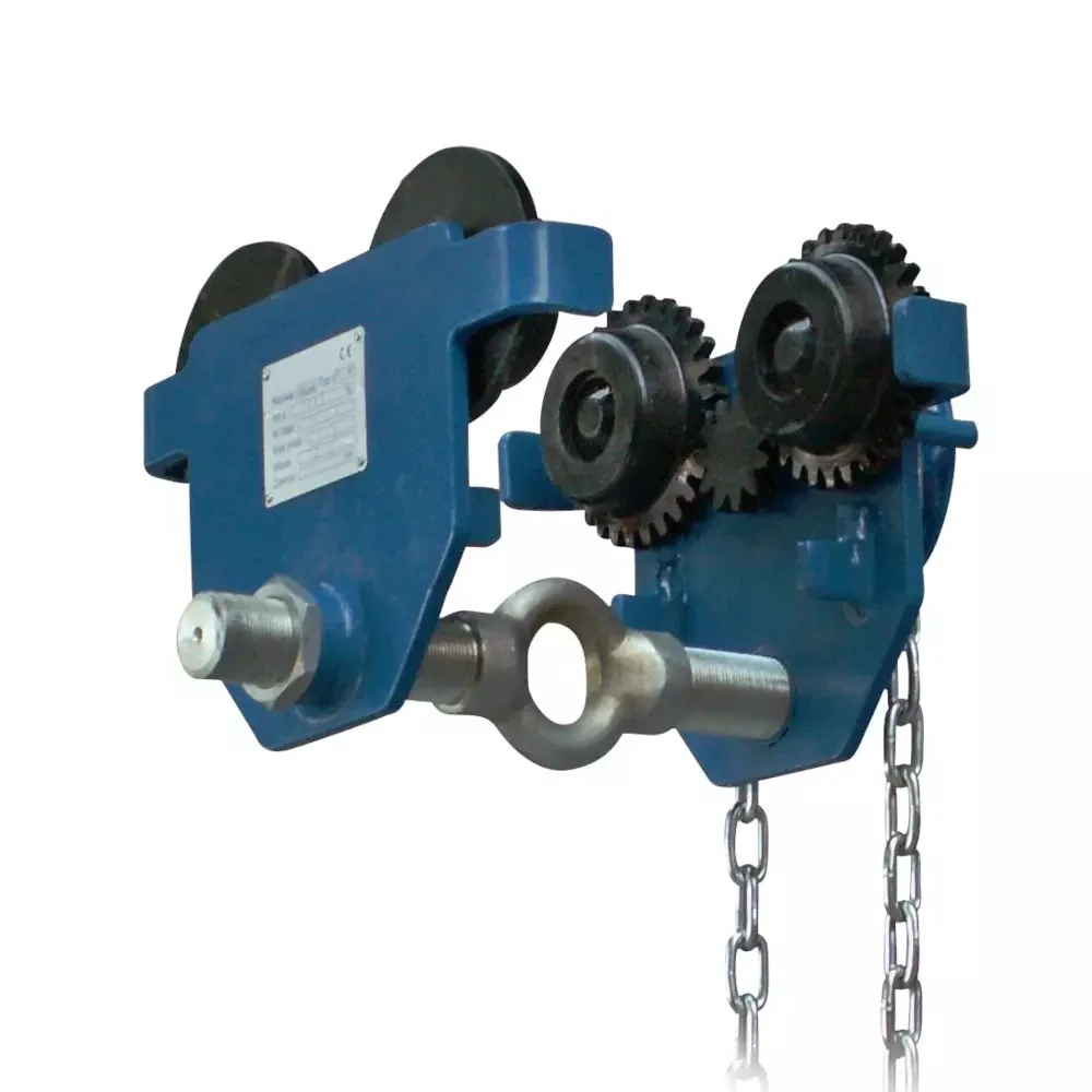 Geniş Flanşlı Zincir Tahrikli Kiriş Şaryosu (MGW-TROLLEY) 1000-5000 kg