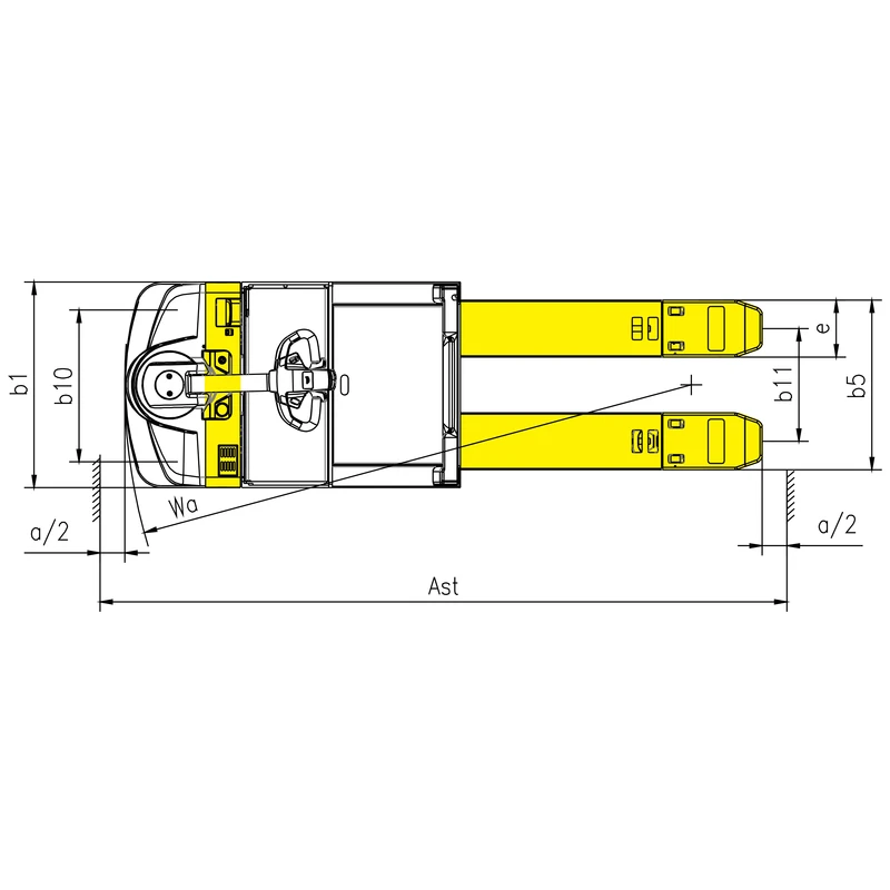 NKV30-P alçak seviye depo sipariş toplama aracı