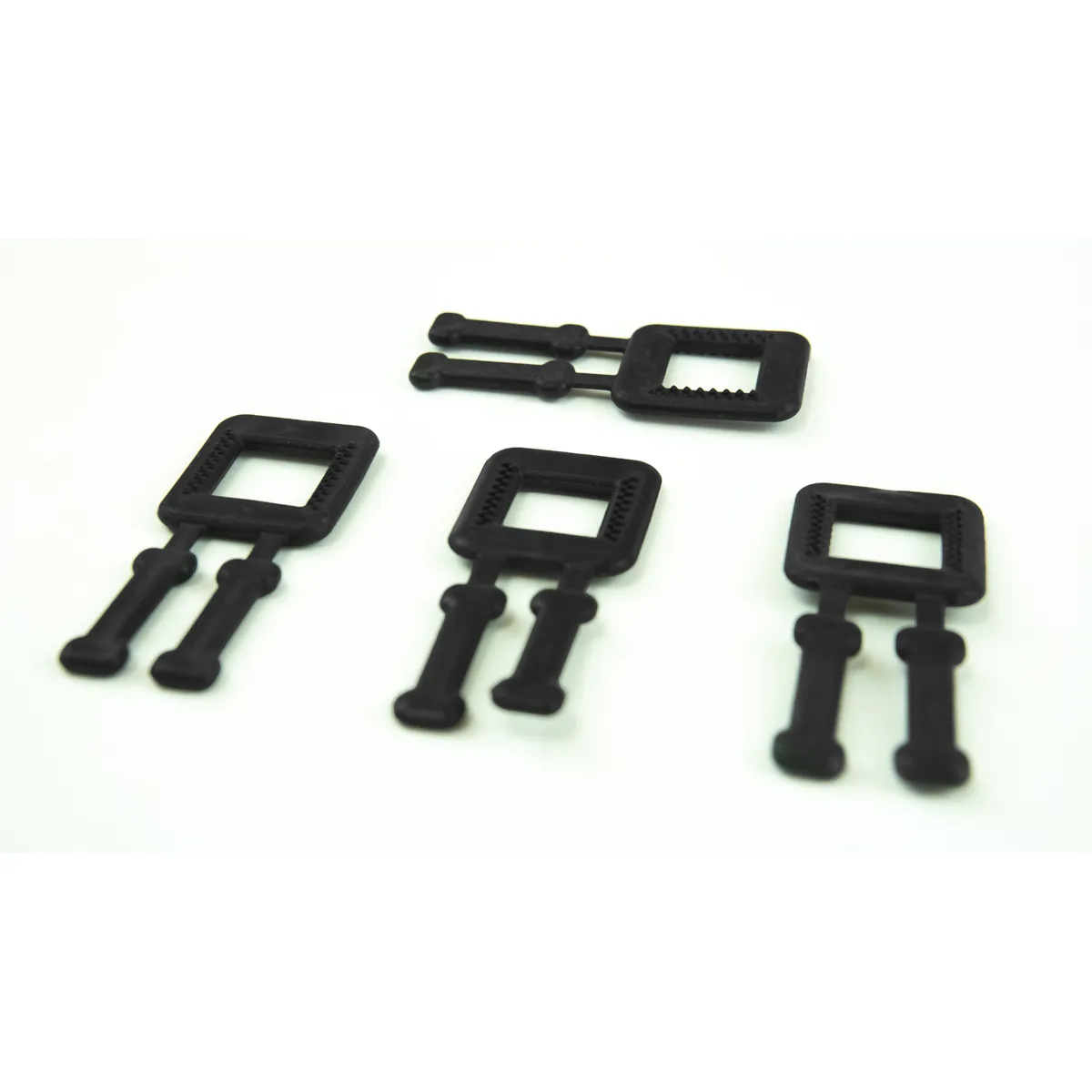 BUCKLES-4P 12 mm siyah plastik PP çember tokası