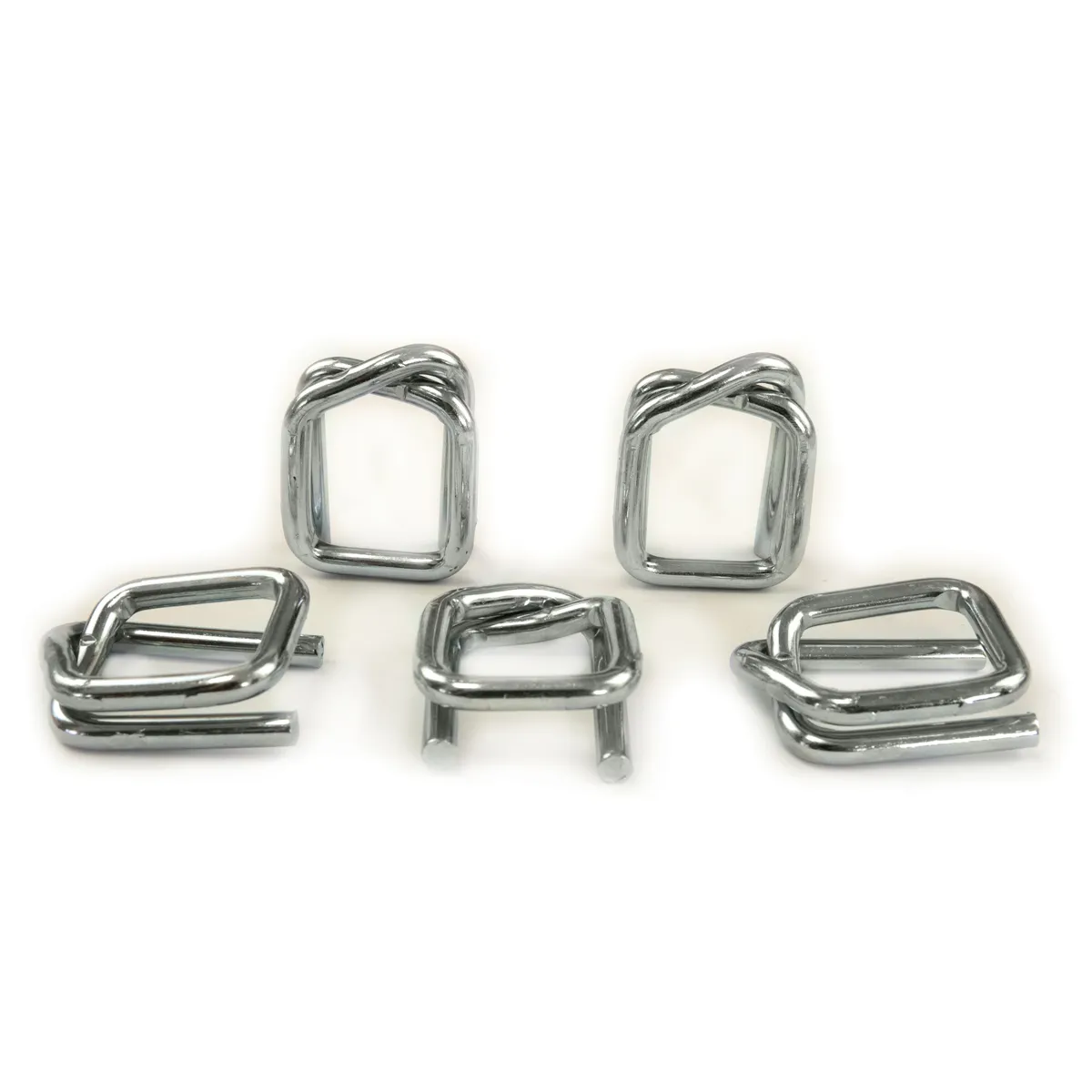 Polyester Çember için Galvanizli Metal Tokalar (BUCKLES-25G) 25 mm