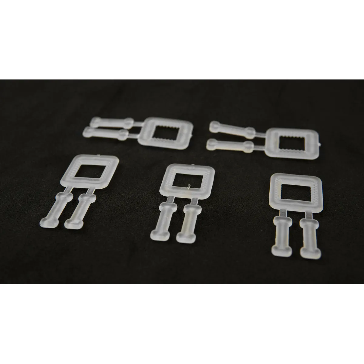 BUCKLES-5P 12 mm PP çember için beyaz plastik toka