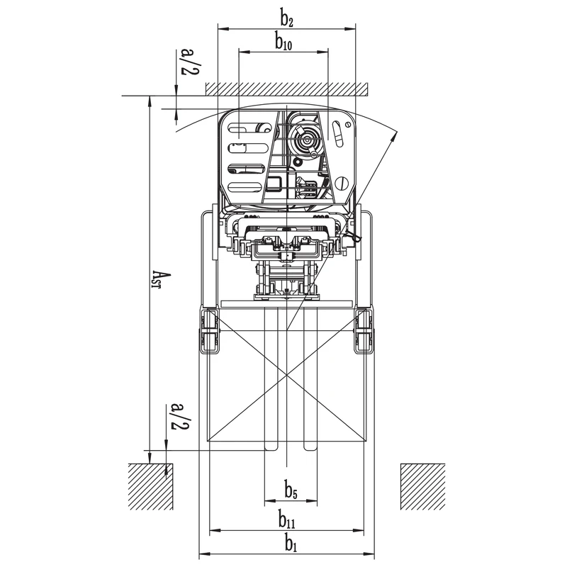 REV15DS/REV18DS elektrikli reach truck sürüş kontrolleri