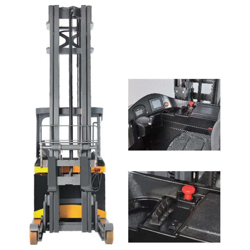 REV16 süper kompakt reach truck ürün görünümü